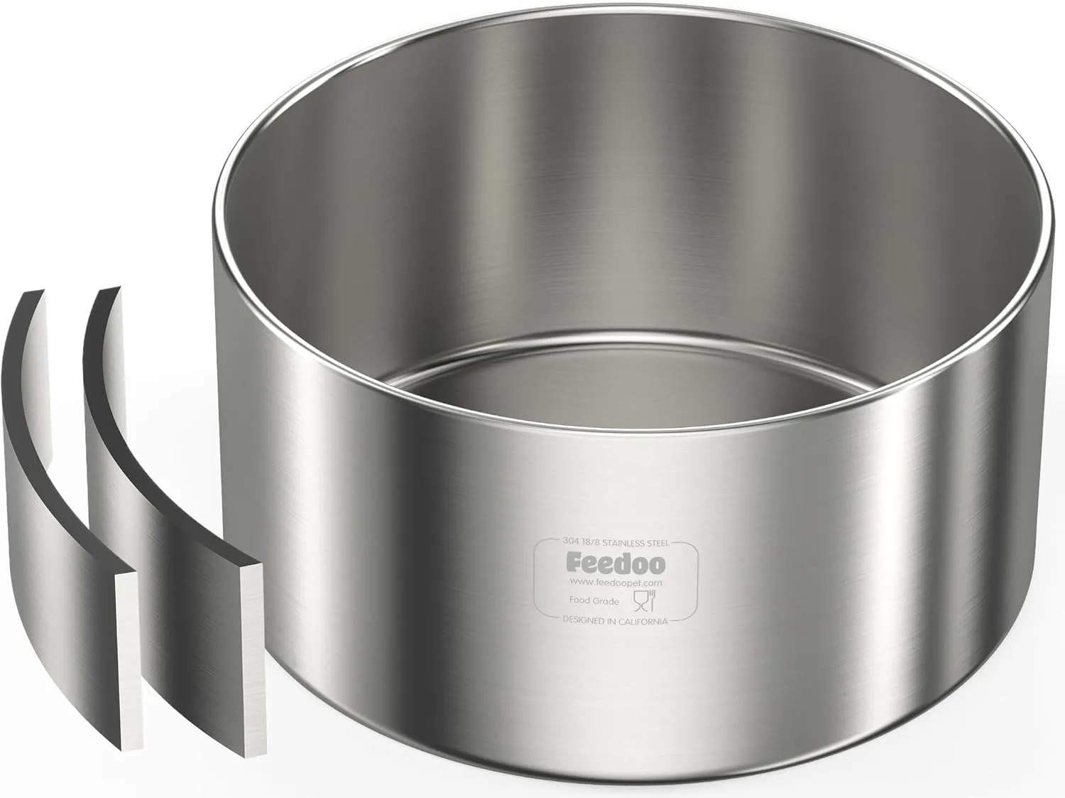 1Gallon Double Layers 304 Stainless Steel Dog Bowl - Insulated & Durable | Non-Slip Base | Easy to Clean | BPA-Free Safe Dog Food and Water Bowl