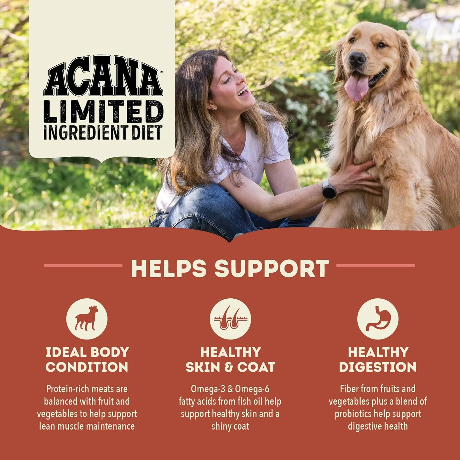 ACANA Singles Limited Ingredient Dry Dog Food, Beef & Pumpkin Recipe, Grain Free Beef Dry Dog Food, 4.5lb