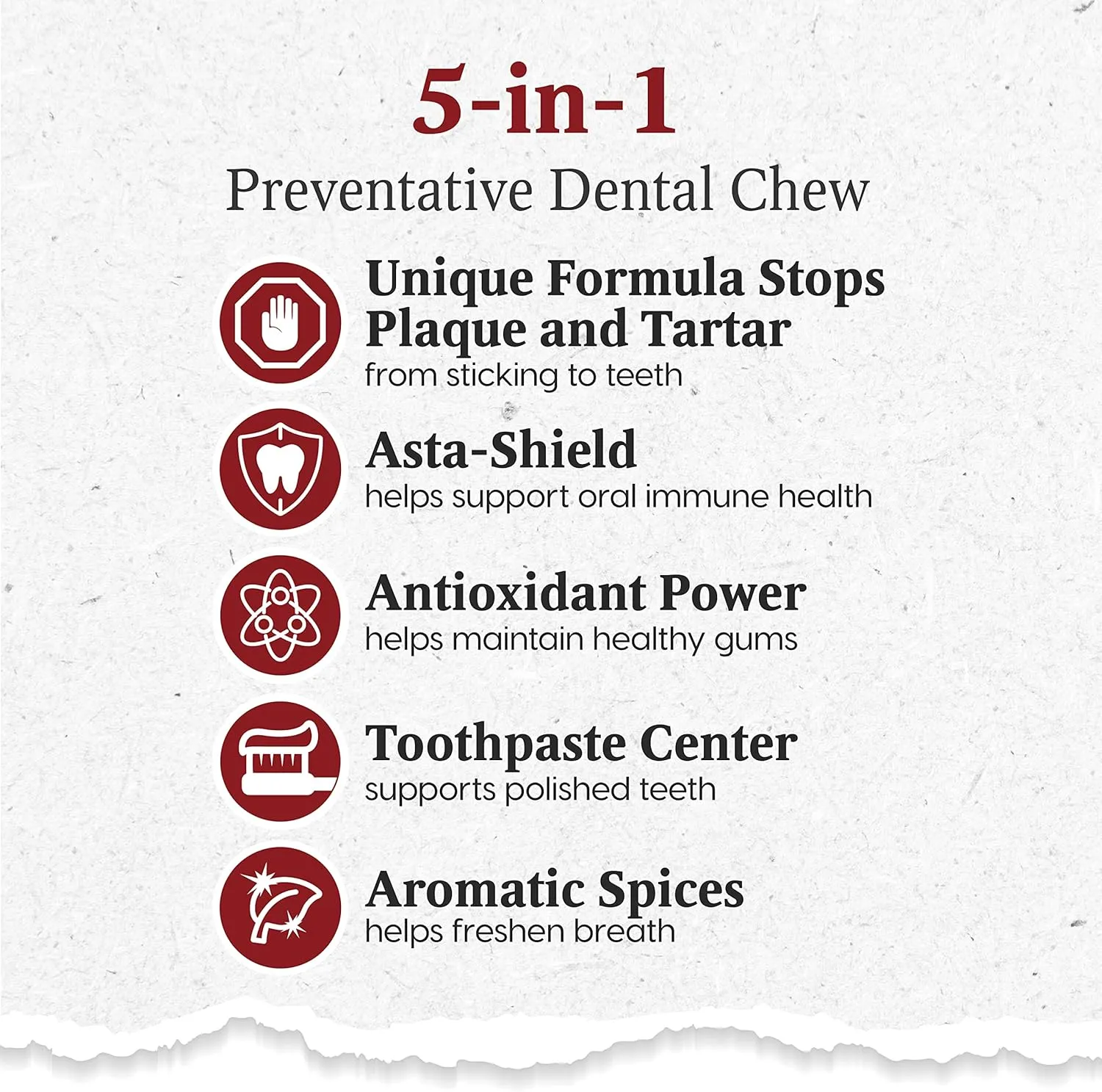 ARK NATURALS Protection Plus Brushless Toothpaste for Mini Breeds, 4 oz Bag, Dog Dental Chew with Toothpaste Center, Prevents Plaque & Tartar, Freshens Breath