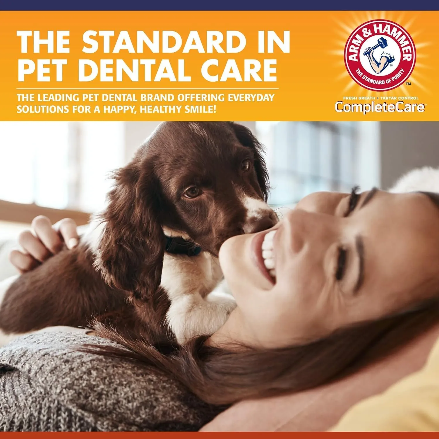 Arm & Hammer Complete Care Dog Dental Spray | Mint Flavor Dog Dental Spray for Easy Brushless Cleaning | Baking Soda Enhanced Formula for Fresh Breath and Tartar Control, 6 Fl Oz - 2 Pack