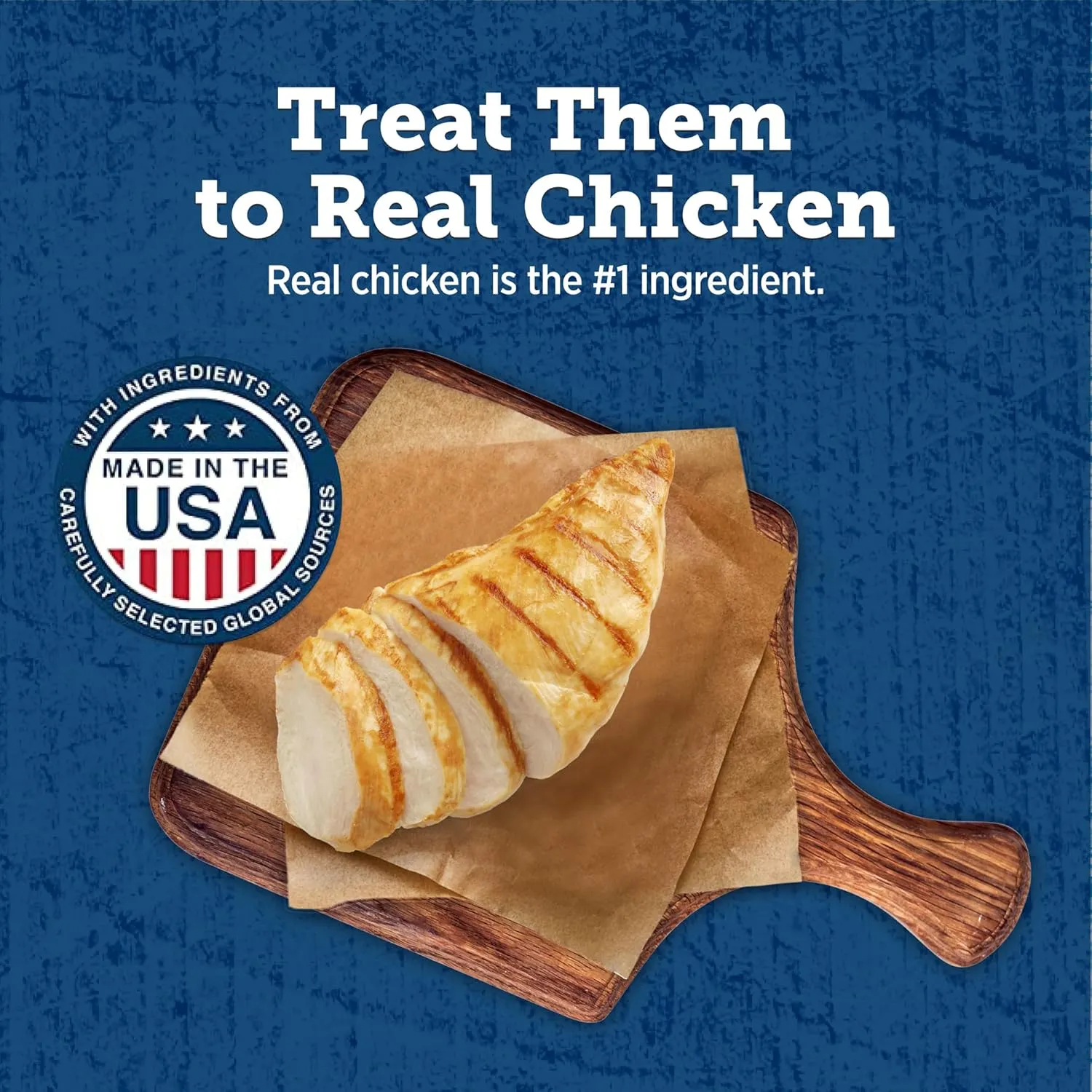 Blue Buffalo True Chews Dog Treats, Made in the USA with Natural Ingredients, Chicken Bacon Recipe, 12-oz Bag