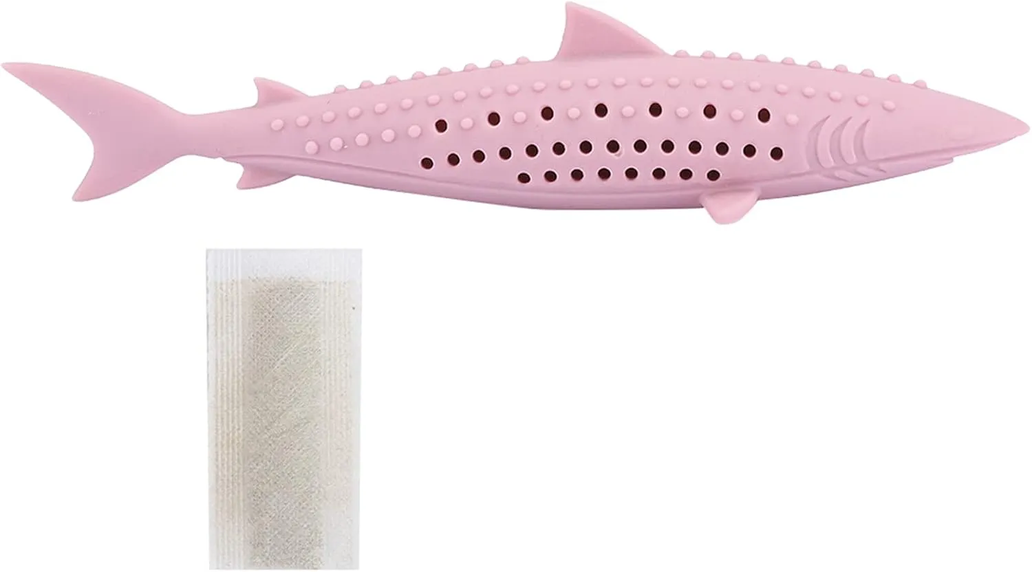 Cat Teeth Cleaning Toy, Kitten Chew Toys Teething Cat Toothbrush Cat Fish Shape Toothbrush with Catnip Silicone Molar Stick Catnip Toys Chew Bite Teeth Cleaning Toy for Cats