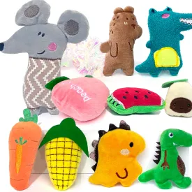 Cat Toys, Interactive Cat Toy for Indoor Cats, Soft and Durable Crinkle Sound Catnip Toys, Catnip Filled Mouse Cat Teething Chew Toy (Pack of 12) (002, Large)