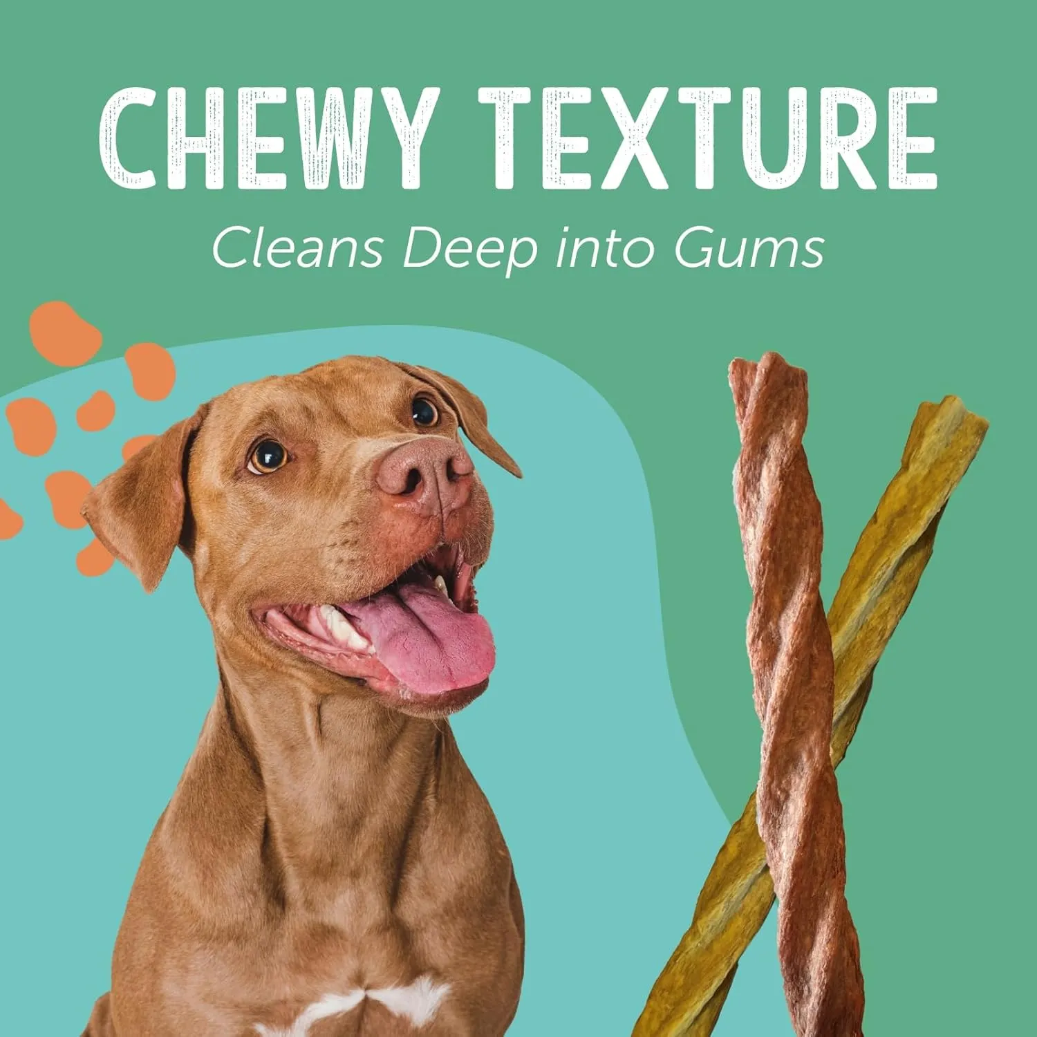Dental Chews Twisted Sticks | for Medium Dogs | Natural Scrubbing Action to Fight Plaque and Tartar While Refreshing Your Dog's Breath (5 Sticks, Chicken)