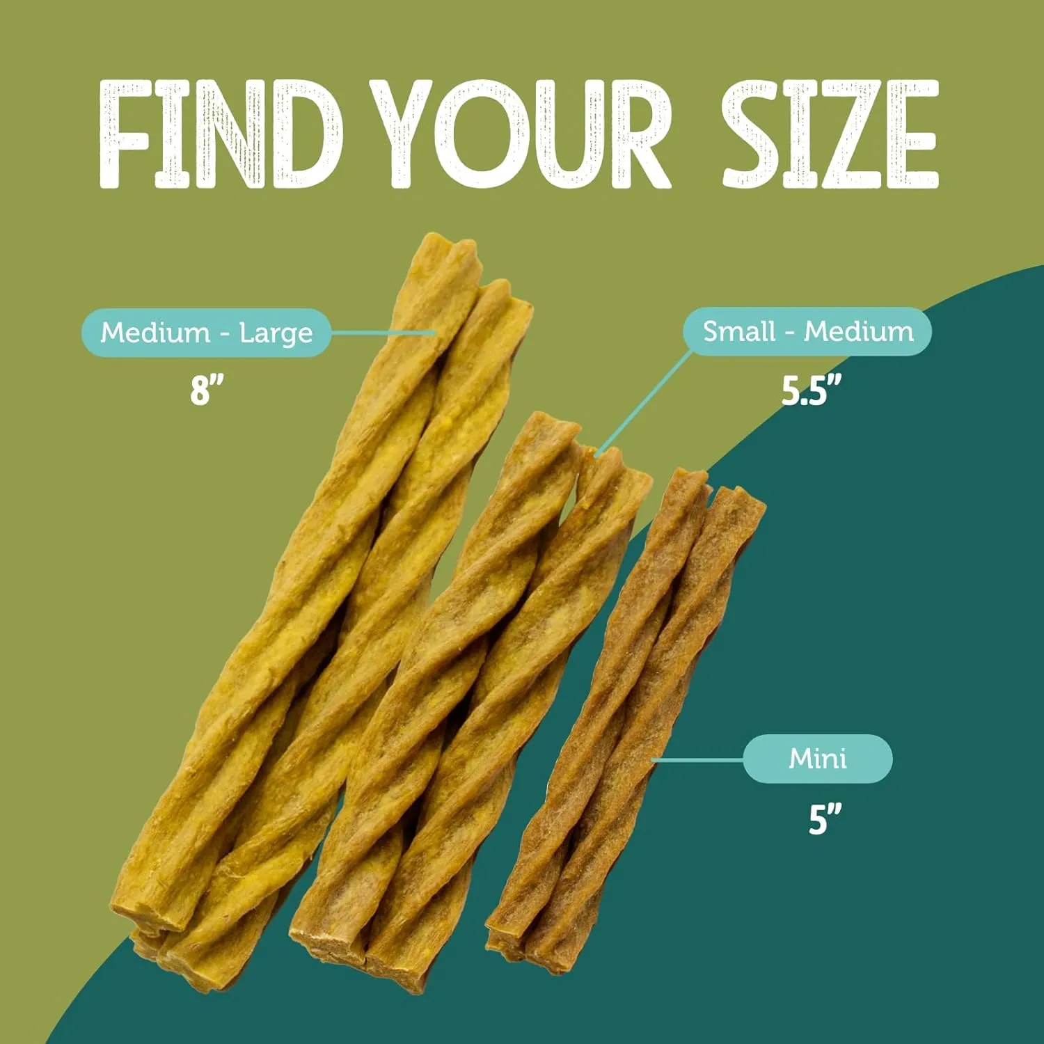 Dental Chews Twisted Sticks | for Medium Dogs | Natural Scrubbing Action to Fight Plaque and Tartar While Refreshing Your Dog's Breath (5 Sticks, Chicken)