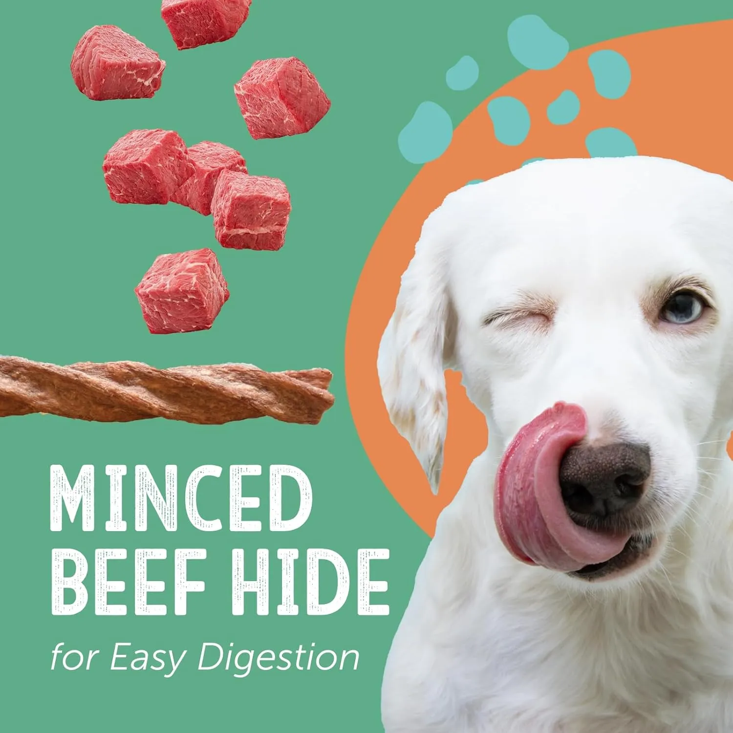 Dental Chews Twisted Sticks | for Medium Dogs | Natural Scrubbing Action to Fight Plaque and Tartar While Refreshing Your Dog's Breath (5 Sticks, Chicken)