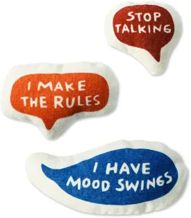 Fringe Studio Mr Listen Up Cat Toy Set of 3 (904024), Multicolor