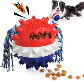 HGB Squeaky Dog Puzzle Toy for Large Dogs, Treat Dispensing Dog Toys to Keep Them Busy for IQ Training & Slow Feeder, Pet Enrichment, Teeth Cleaning & Reduce Boredoem