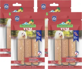 Himalayan Dog Chew Yak Cheese Dog Chews, 100% Natural, Long Lasting, Gluten Free, Healthy & Safe Dog Treats, Lactose & Grain Free, Protein Rich, for All Breeds, Medium, Bacon Flavor, 4.5 oz