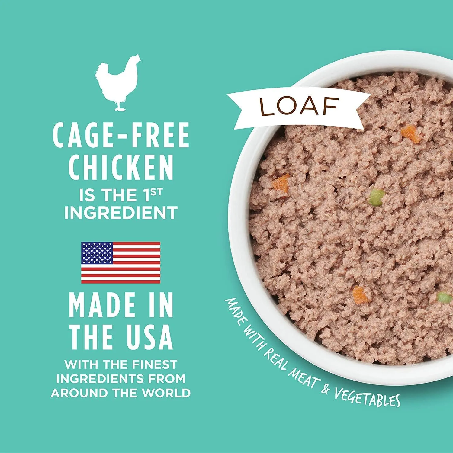 Instinct Original Puppy, Wet Dog Food, Grain Free Recipe - Real Chicken, 13.2 oz. Cans (Pack of 6)