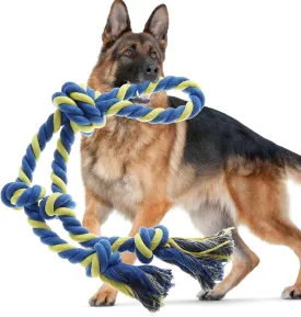 Large Dog Rope Toys for Aggressive Chewers, Heavy Duty, Indestructible, Tug of War, Teeth Cleaning