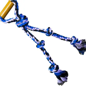 Large Dog Rope Toys for Aggressive Chewers - Tug of War Interactive Heavy Duty Outdoor Toy for Medium Large Breed XL Dogs - Strong Durable Chew Toy With Handle