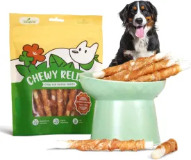 Likable High-Protein Chicken-Wrapped Chew Sticks for Dogs  Grain-Free Dental Treats with Real Meat, Low-Fat Puppy & Adult Snacks, Portable 200g Training Rewards