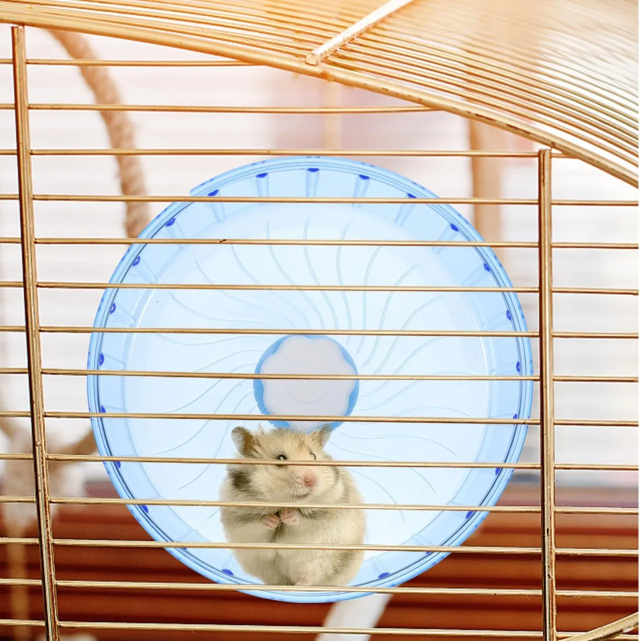 MERRYHAPY Hamster Wheel for Guinea Pig Chinchilla Gerbils Quiet Running Wheel Toy for Pets Hamster Toys for Cage Exercise and Activity