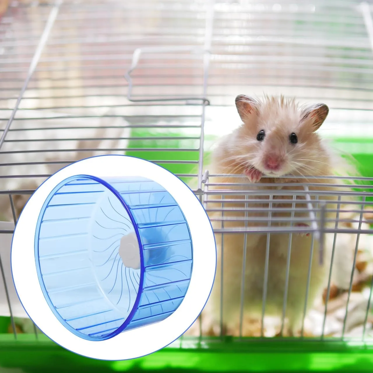 MERRYHAPY Hamster Wheel for Guinea Pig Chinchilla Gerbils Quiet Running Wheel Toy for Pets Hamster Toys for Cage Exercise and Activity