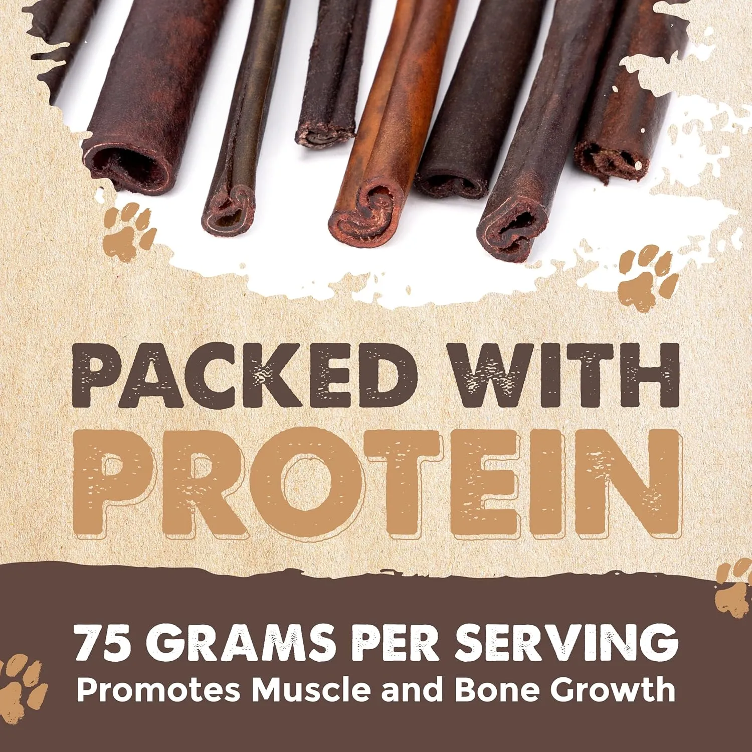 Mighty Paw Collagen Sticks for Dogs | Long Lasting Chews. Rawhide Free Pet Treats Long Lasting. Dog Chews Treats. Beef Collagen Stick for Pets (8 Pack)