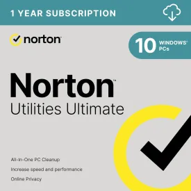 Norton Utilities Ultimate  cleans and speeds up your PC, Windows PCs only [Download]