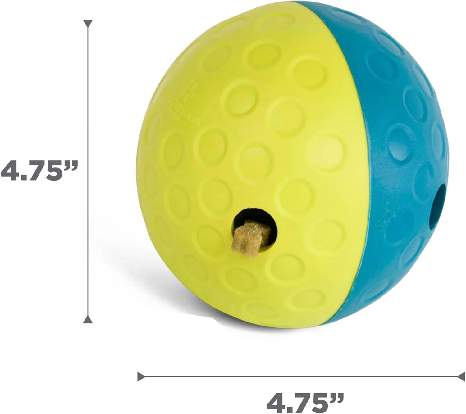 Outward Hound by Nina Ottosson Treat Tumble Interactive Puzzle Ball Dog Toy, Level 1 Beginner, Blue, Small