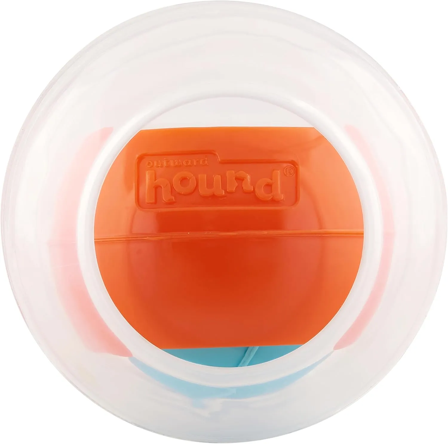 Outward Hound Nina Ottosson Topsy Treat Ball Dog Puzzle Interactive Treat Puzzle Dog Enrichment Dog Toy, Level 1 Beginner, Orange