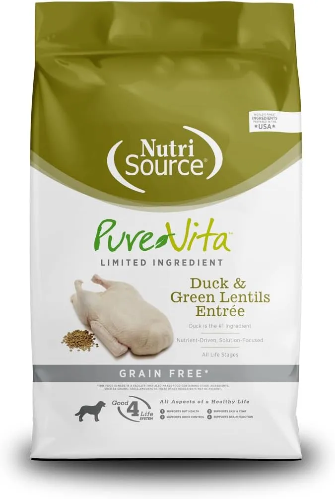 Purevita Grain Free Duck Dog Food 25Lb