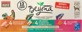 Purina Beyond Grain Free Wet Cat Food Pate Variety Pack - (2 Packs of 12) 3 oz. Cans