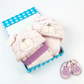 "Spa Time" New Born Gift Set (Bunny) with Hooded Towel