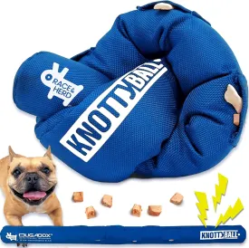 Race&Herd | KnottyBall Dog Toys Interactive | Snuffle Ball | Sniffle Ball and Puzzle Toy for Any Size Dogs | Encourage Natural Foraging Skills | Dog Enrichment Toys for Training and Stress Relief