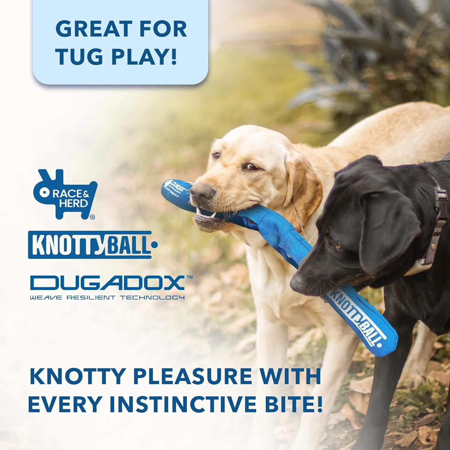 Race&Herd | KnottyBall Dog Toys Interactive | Snuffle Ball | Sniffle Ball and Puzzle Toy for Any Size Dogs | Encourage Natural Foraging Skills | Dog Enrichment Toys for Training and Stress Relief
