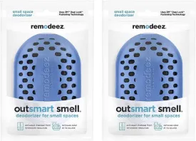Remodeez Litter Box Deodorizer and Cat Odor Trapper, Made From Natural Renewable Coconut Shell Charcoal, Natural Air Fresheners, Odor Absorber - 2PACK