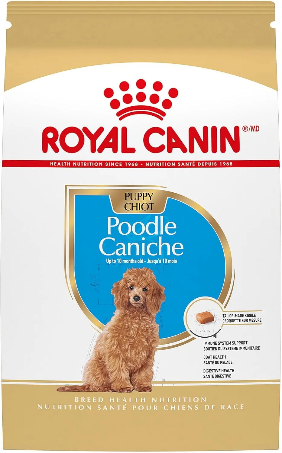 Royal Canin Poodle Puppy Breed Specific Dry Dog Food, 2.5 lb bag