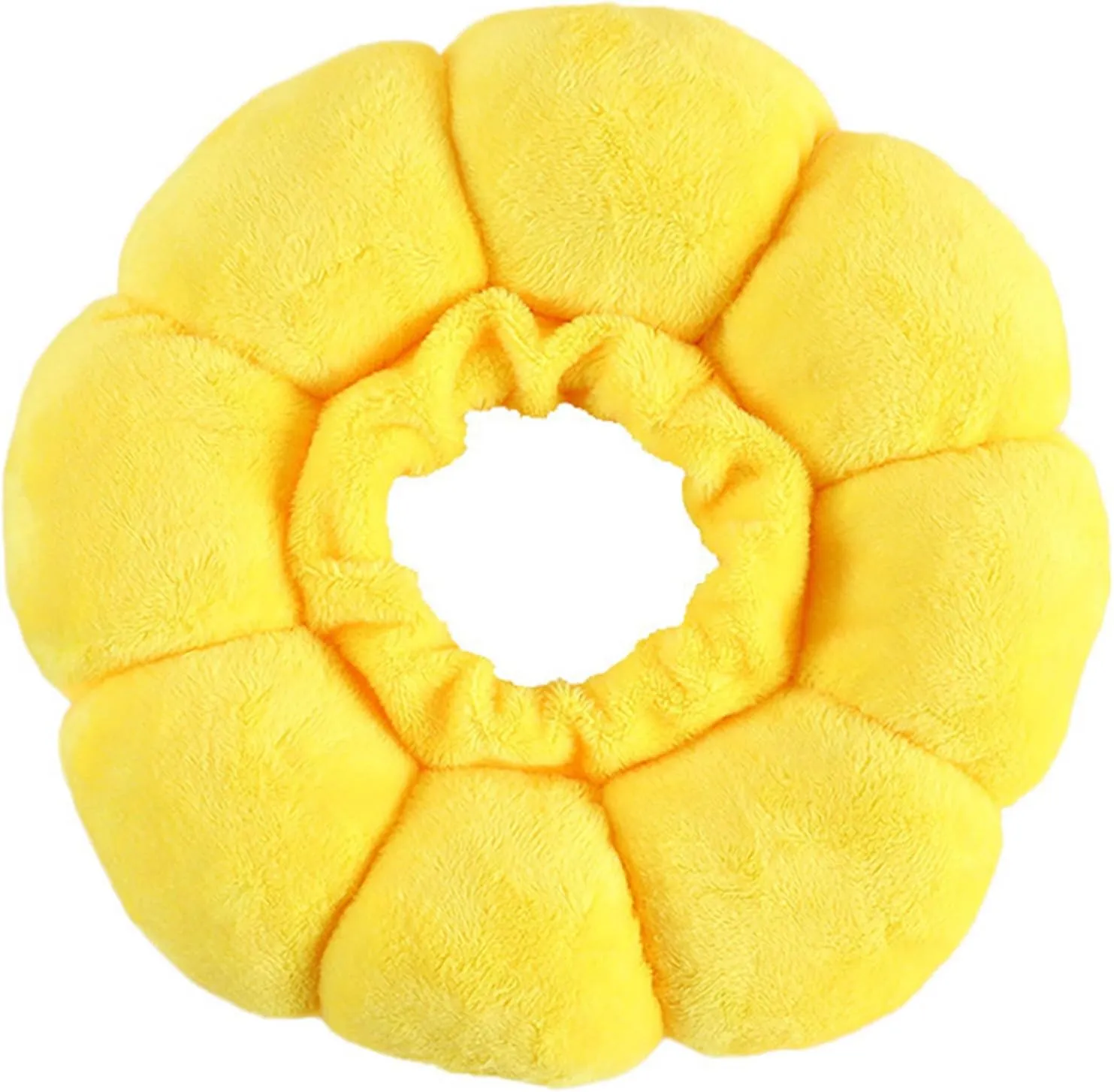 Soft Cats Cone for Dogs and Cats, Cute & Fluffy Flower Shape for Claming Cat, Adjustable Dog Collar Alternative After Surgery, Protective Elizabethan Collar for Dogs Recovery & Stop Licking(M)