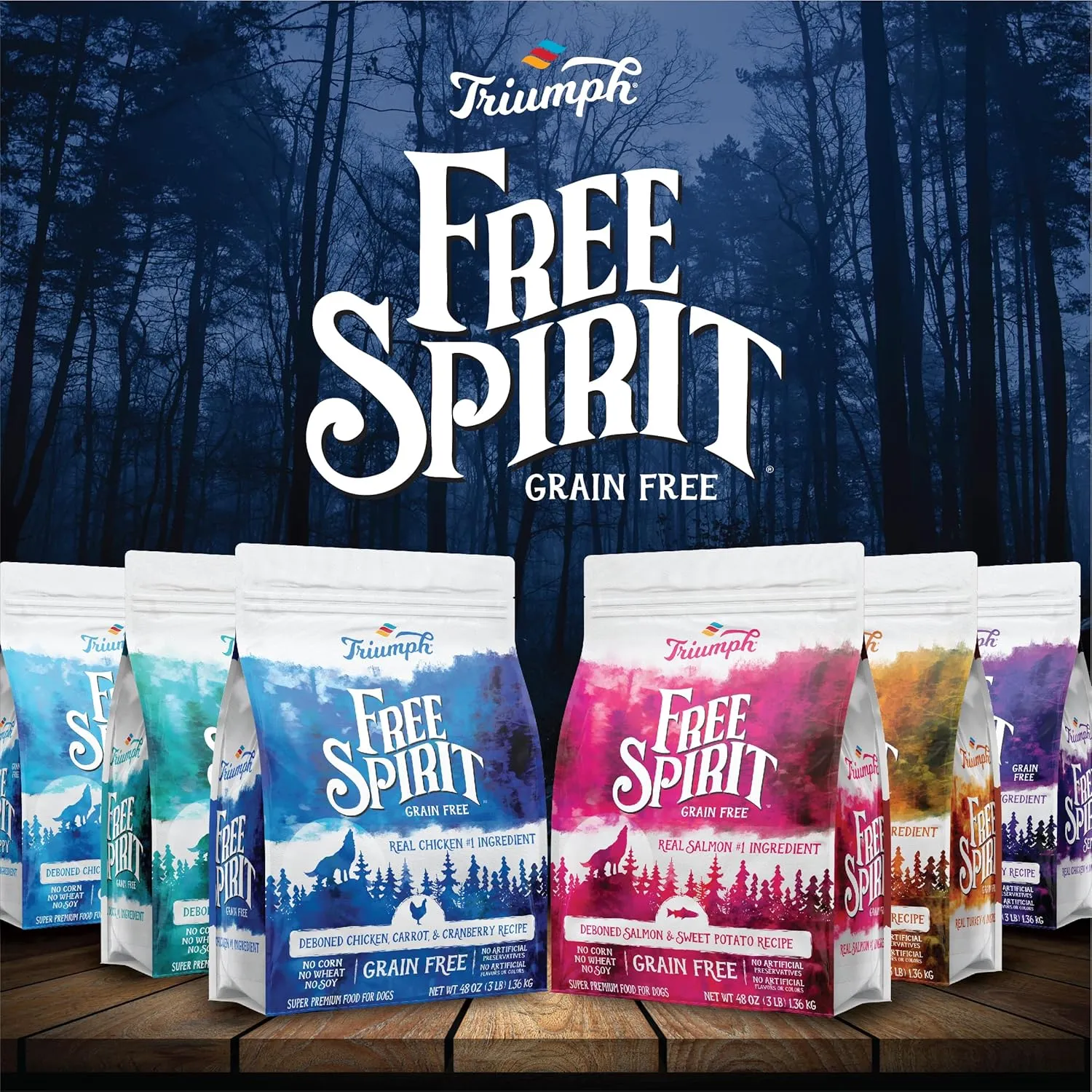 Triumph Grain-Free Salmon And Sweet Potato Dog Food, 28 Lb.