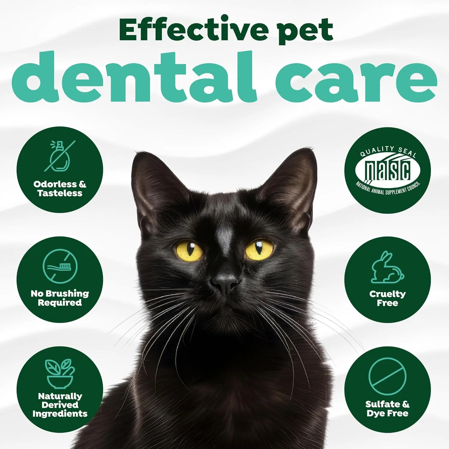 TropiClean Fresh Breath for Cats | Cat Dental Care and Teeth Cleaning | Breath Freshener | Water Additive for Cats | Made in the USA | 16 oz.
