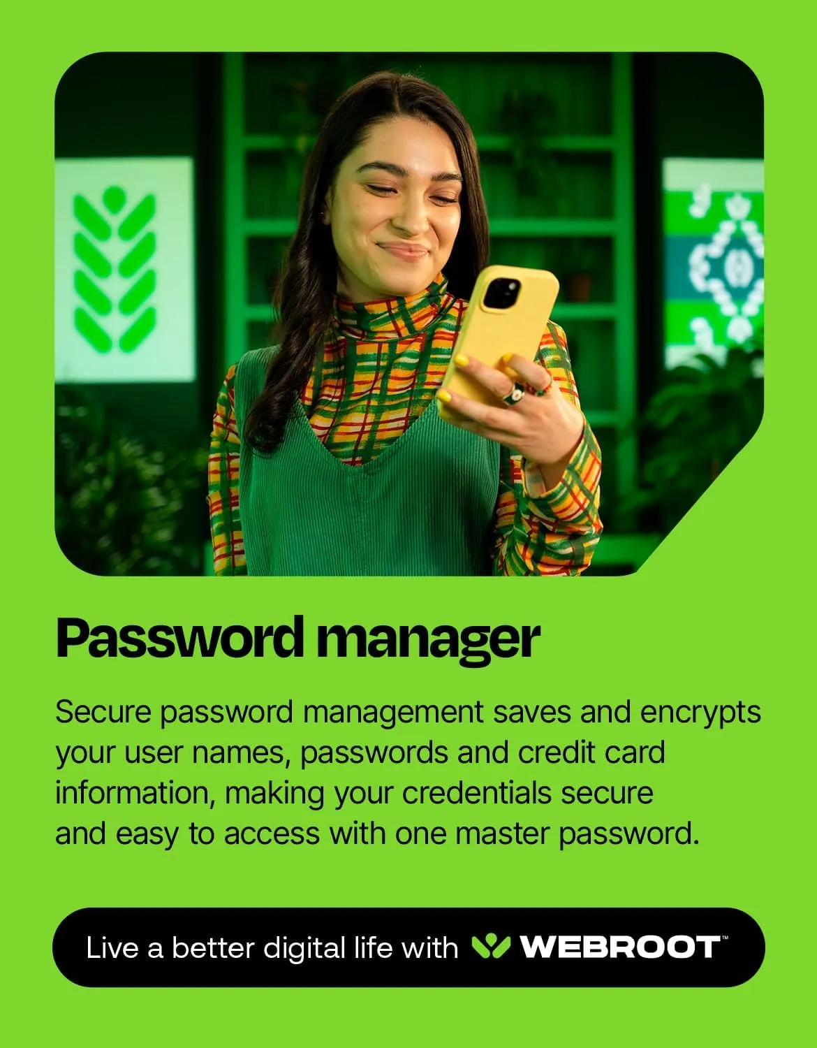 Webroot Internet Security Complete | Antivirus Software 2025 | 10 Device | 1 Year Download for PC/Mac/Chromebook/Android/IOS   Password Manager, Performance Optimizer
