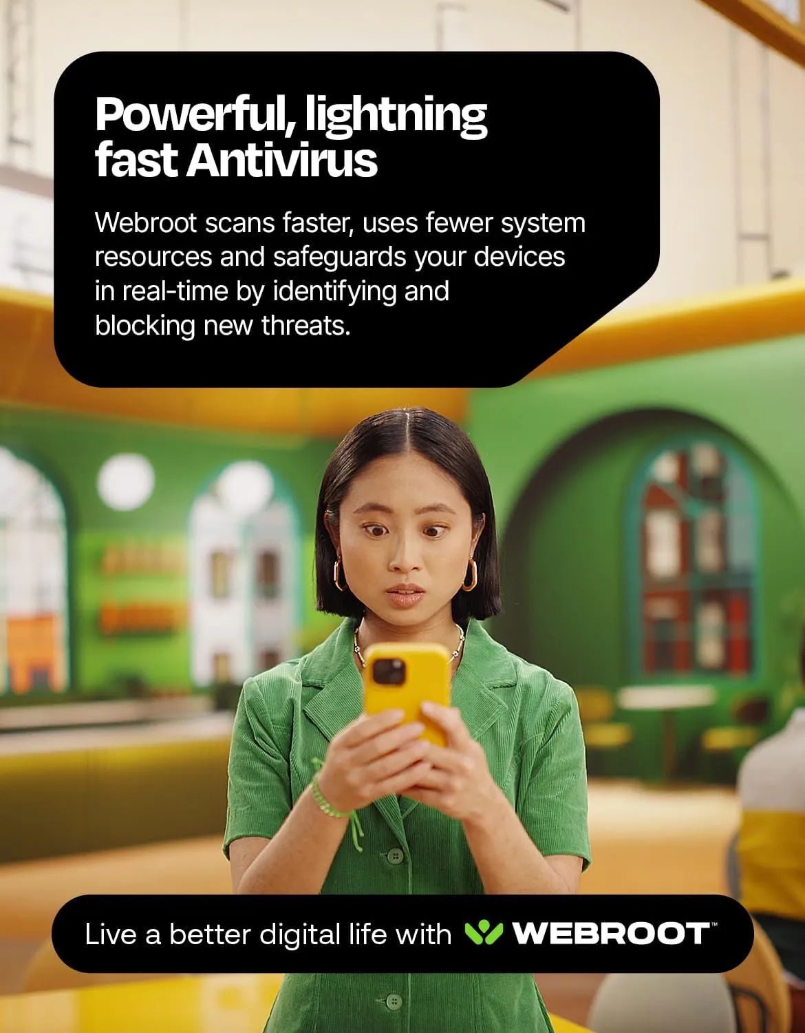 Webroot Internet Security Complete | Antivirus Software 2025 | 10 Device | 1 Year Download for PC/Mac/Chromebook/Android/IOS   Password Manager, Performance Optimizer