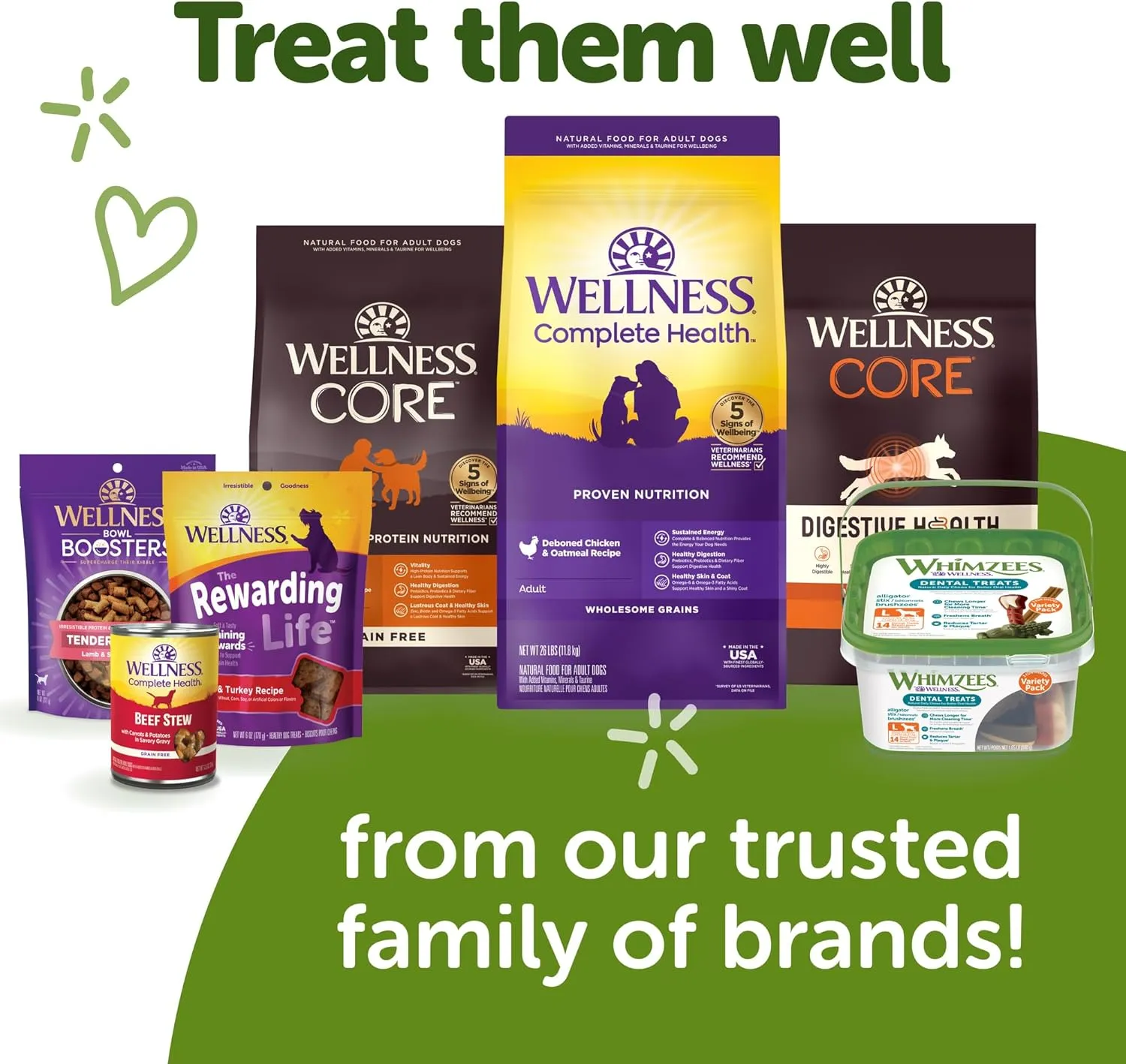 WHIMZEES Wellness Cat Dental Treats, Natural Chews, Chicken Flavor, (2 Ounce Bag)